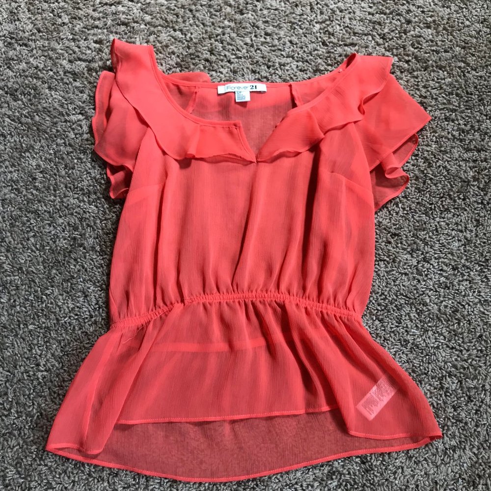 Forever 21 see through top